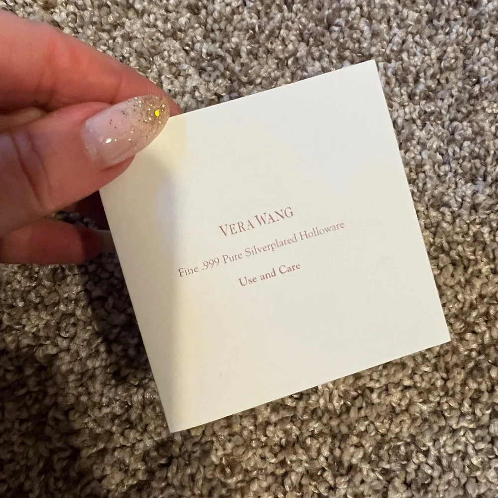 Vera Wang Love Knots Silver Bell - Set of 2